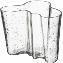 Aalto vas 16 cm, klart bubbelglas