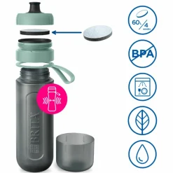 Active vattenflaska 0,6 liter, grön