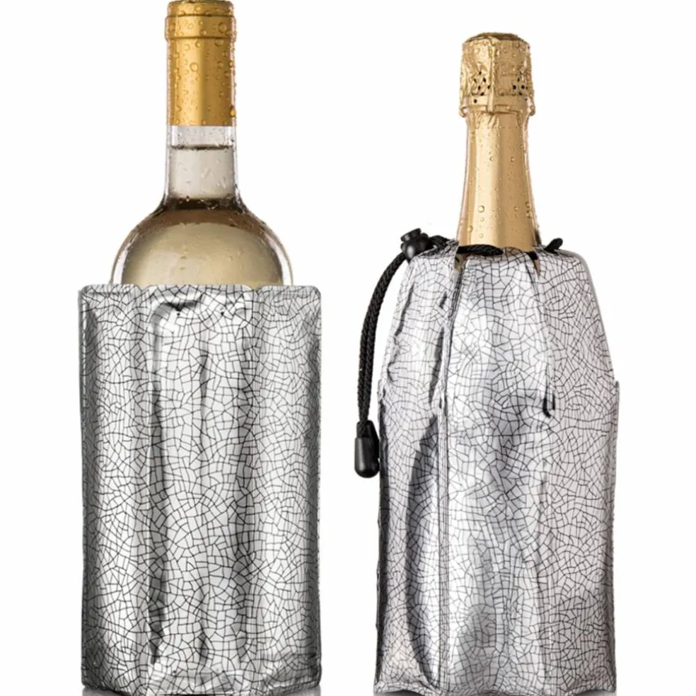 Active vin- och champagnekylare 2-pack, silver