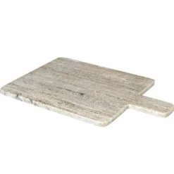 Adam serveringsbricka 45 × 30 cm, vit marmor