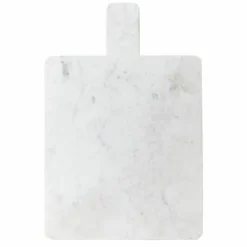 Adam serveringsbricka 45 × 30 cm, vit marmor