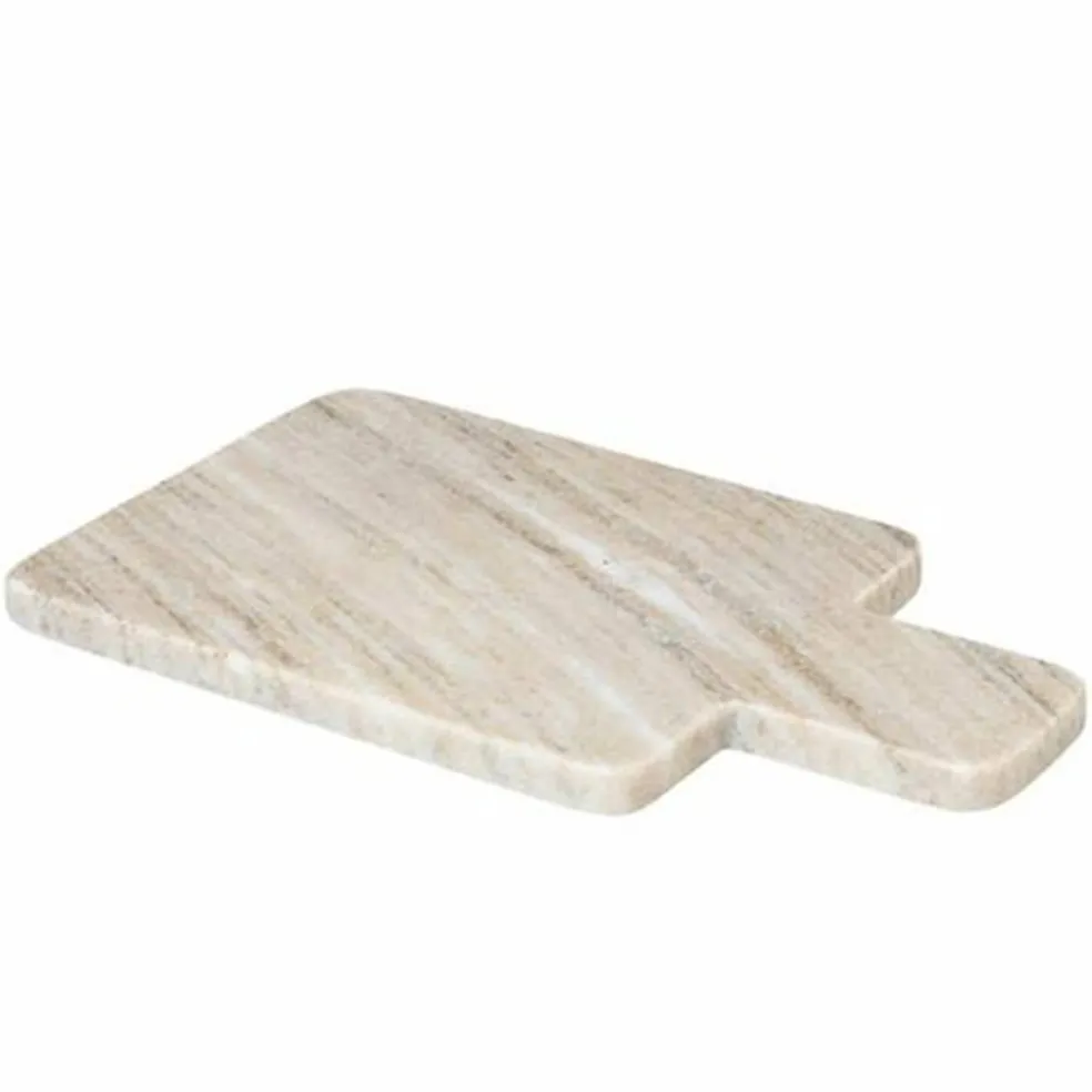 Adam serveringsbricka 30 × 17 cm, vit marmor
