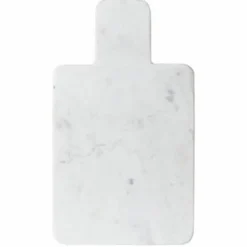 Adam serveringsbricka 30 × 17 cm, vit marmor