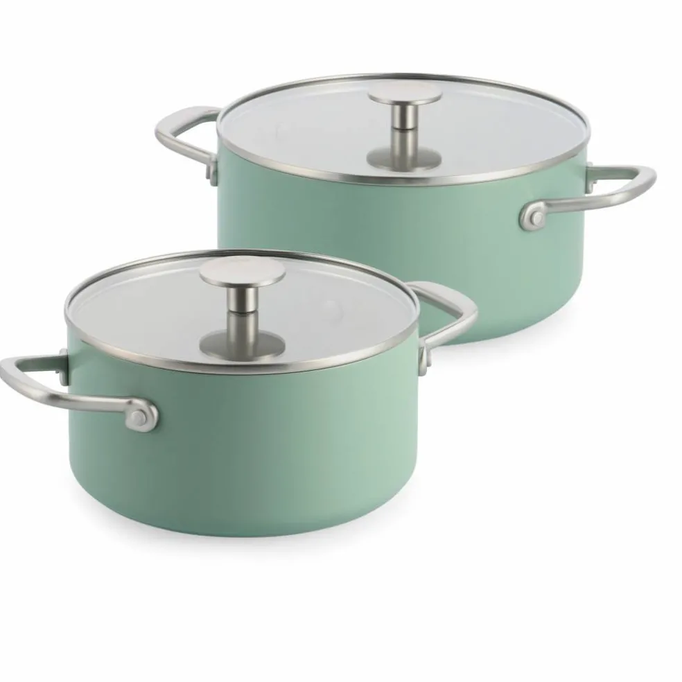 Advanced Hard Anodized kokkärlsset 20 & 24 cm, cardamom