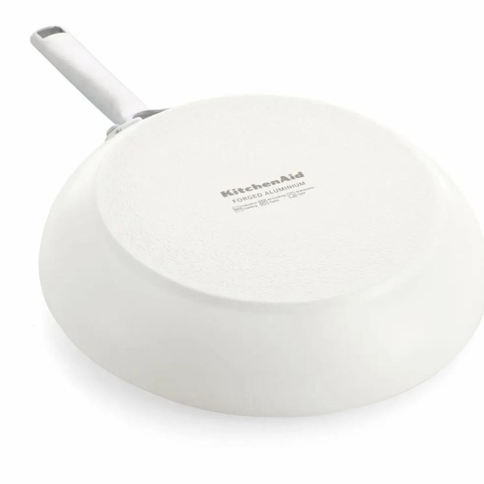 Advanced Hard Anodized stekpanneset 24 & 28 cm, porslinsvit