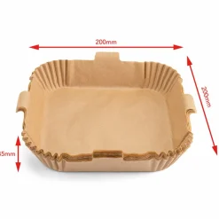 AFP-20 airfryer bakplåtspapper 20 × 4,5 cm, 50 stk.