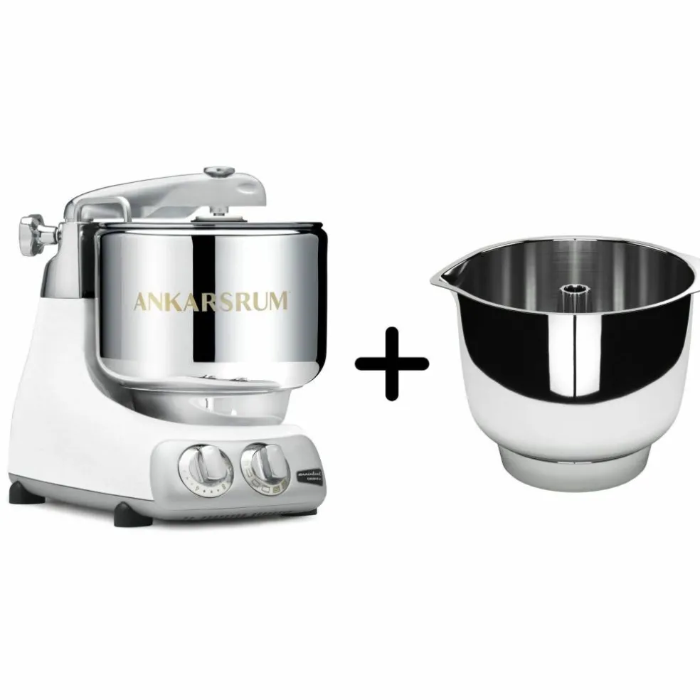AKM 6230 köksmaskin + Assistent Original vispskål, creme