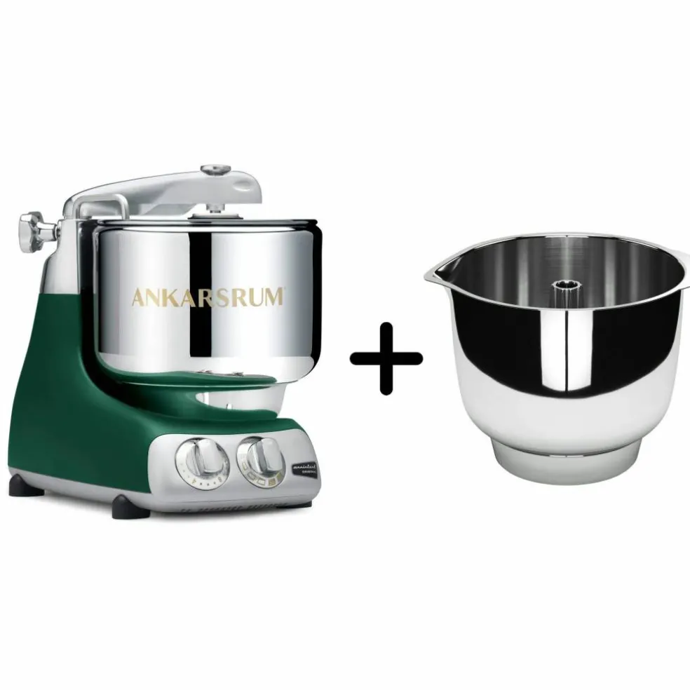 AKM 6230 köksmaskin + Assistent Original vispskål, ocean blue
