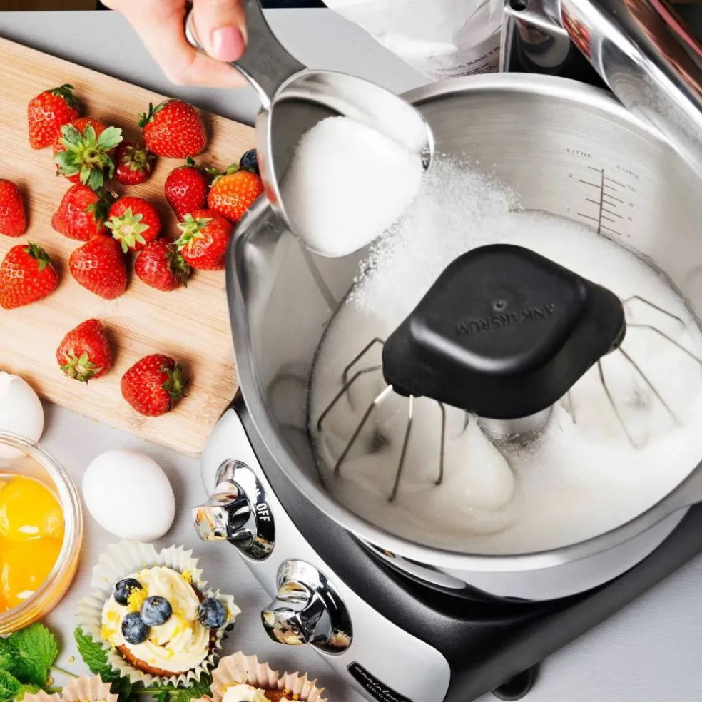 AKM 6230 köksmaskin + Assistent Original vispskål, sunbeam yellow