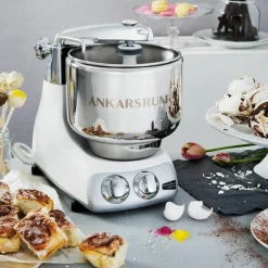 AKM 6230 köksmaskin + Deluxepaket, black chrome