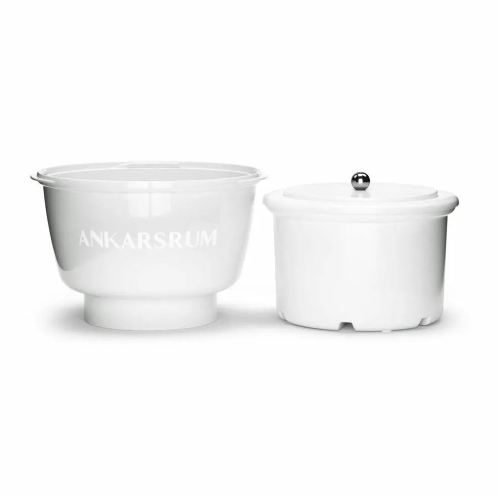 AKM 6230 köksmaskin med glassmaskin, röd
