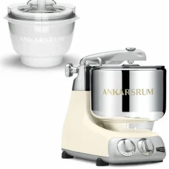 AKM 6230 köksmaskin med glassmaskin, röd