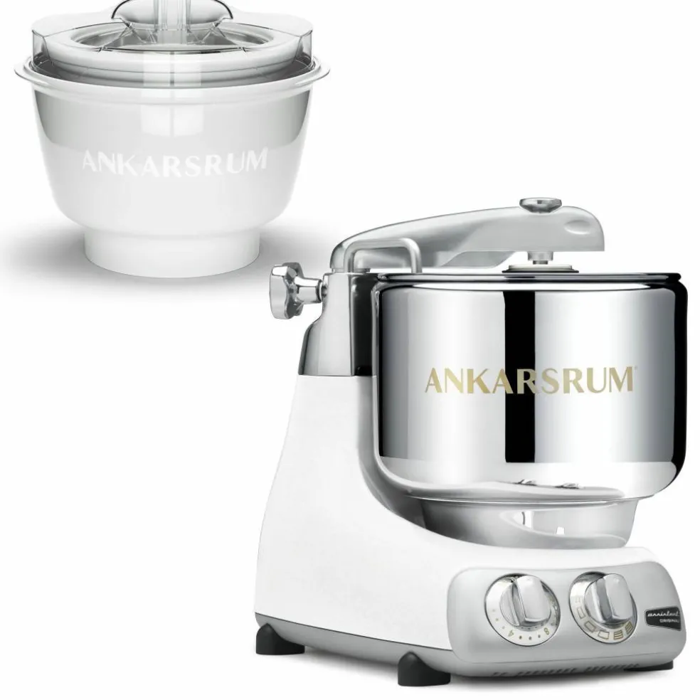 AKM 6230 köksmaskin med glassmaskin, royal blue