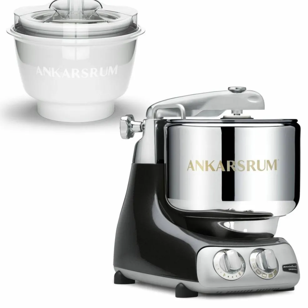 AKM 6230 köksmaskin med glassmaskin, light creme