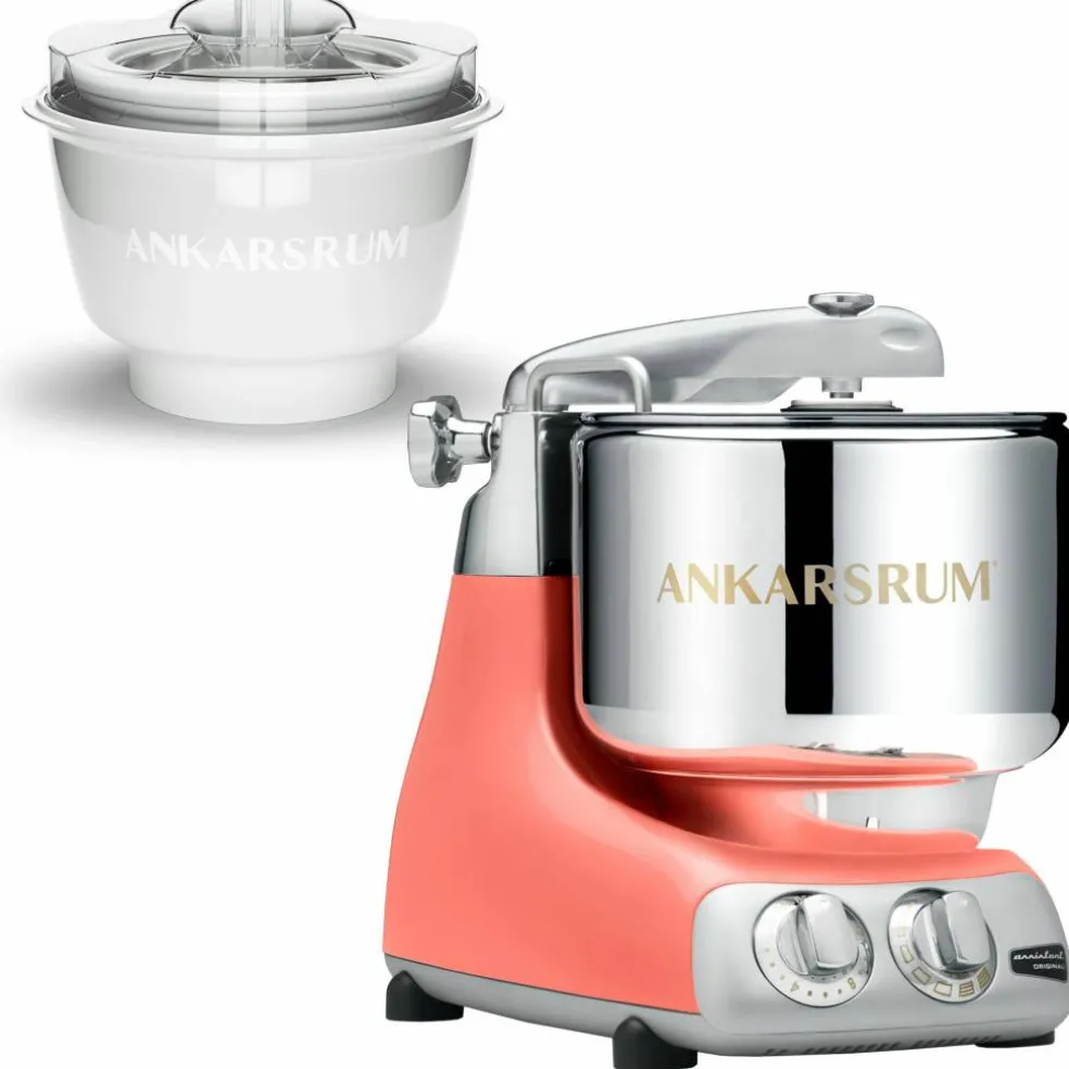 AKM 6230 köksmaskin med glassmaskin, ocean blue