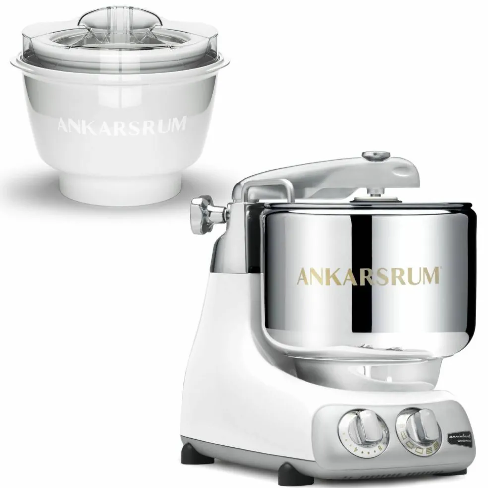 AKM 6230 köksmaskin med glassmaskin, black chrome