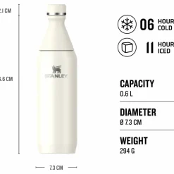 All Day Slim Bottle termos 0,6 liter, rose