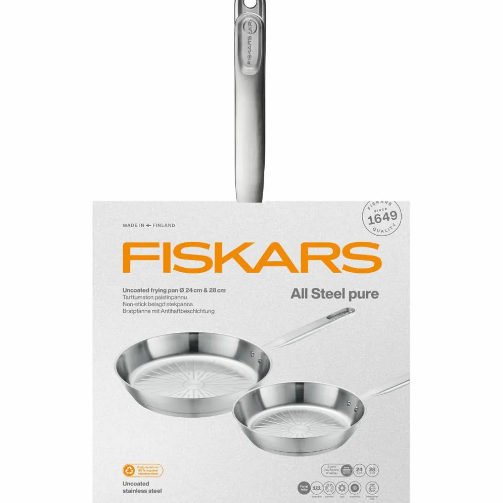 All Steel Pure stekpanneset, 24+28 cm