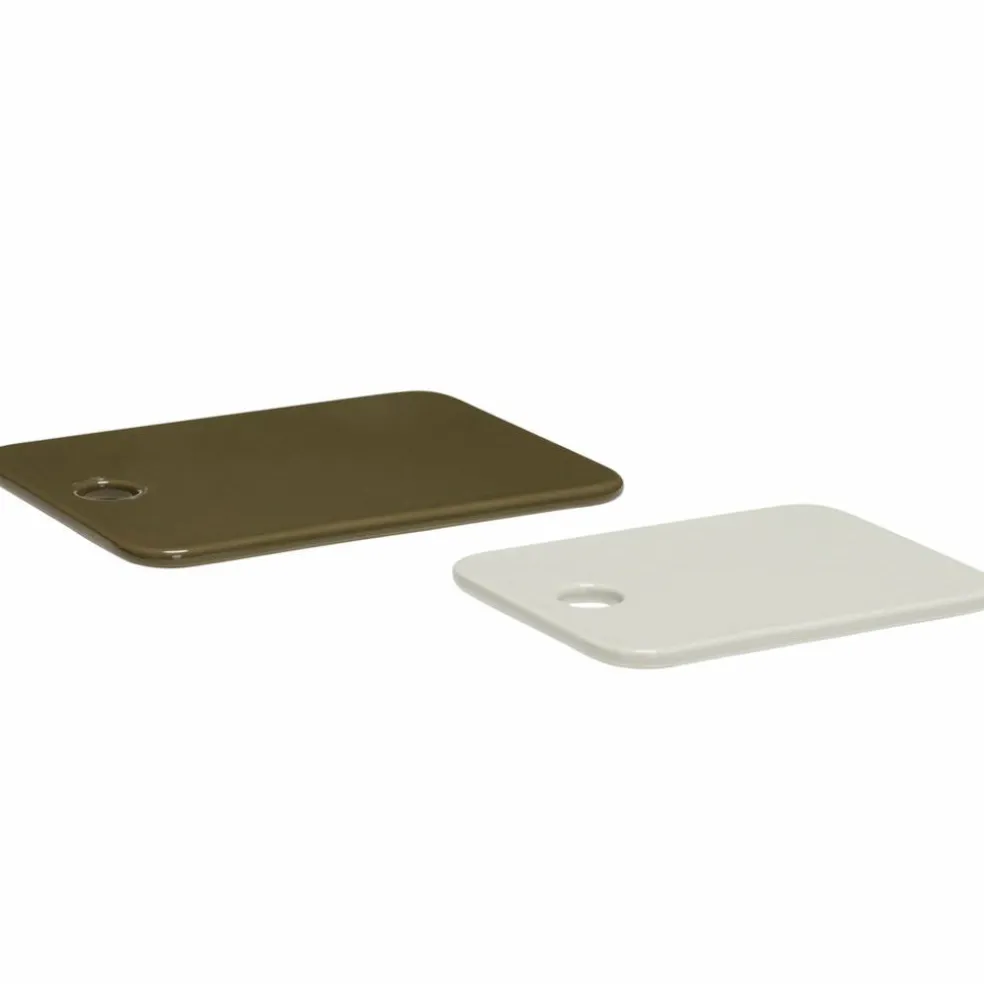 Amare Serveringsfat 2-pack, sand/oliv