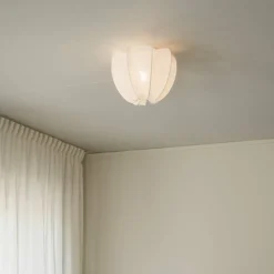 Anna Mini Linen Plafond, vit