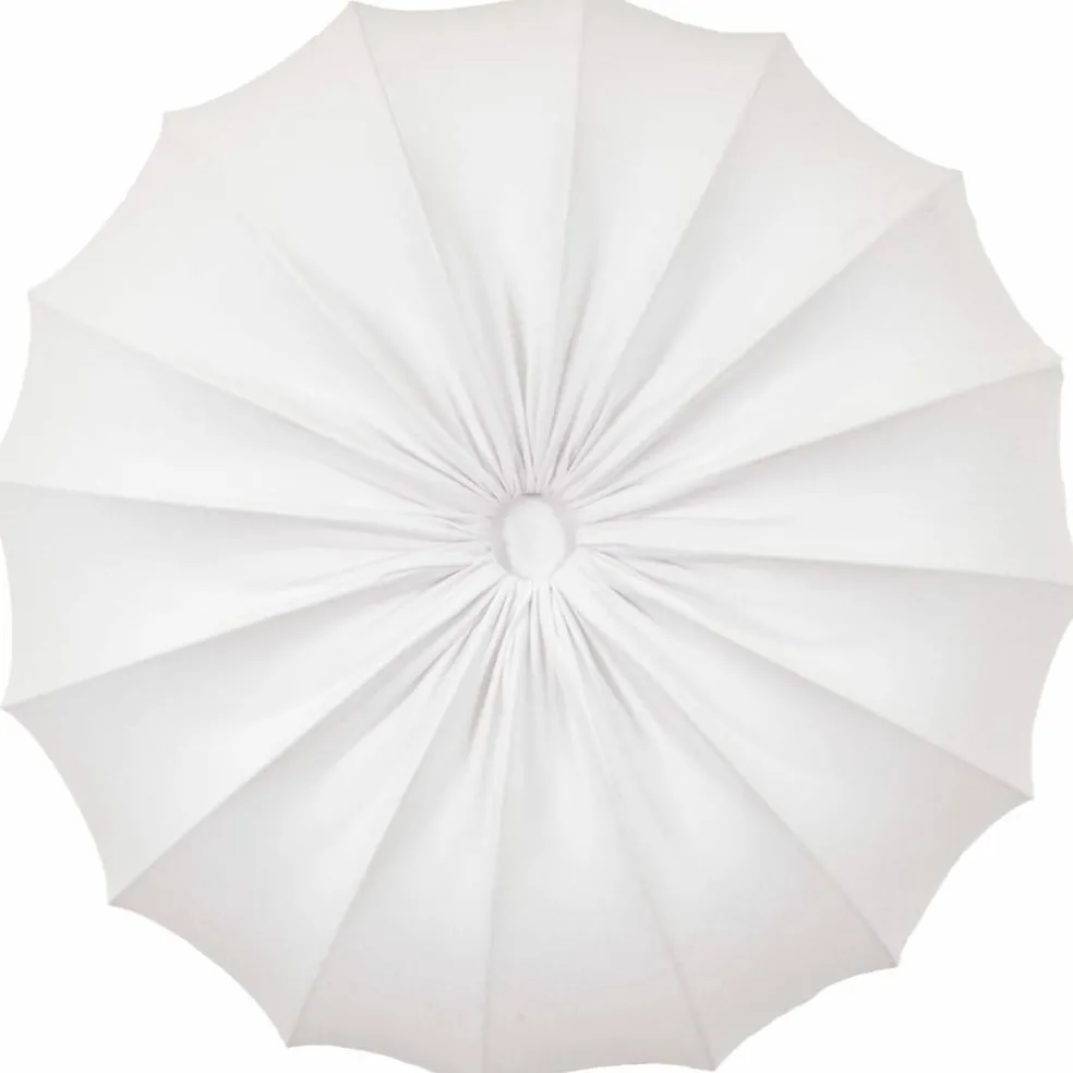 Anna plafond, bomull, vit, 80 cm