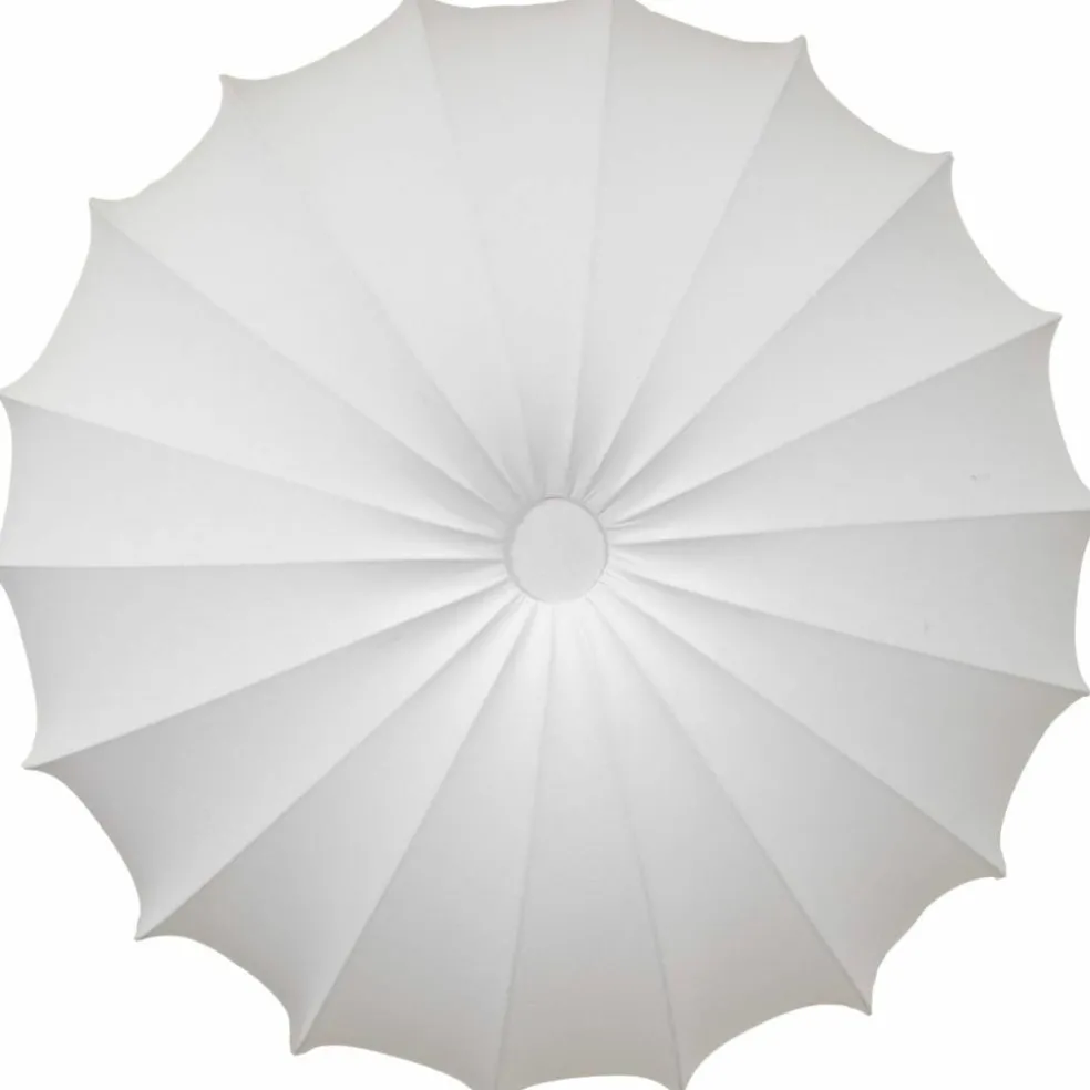 Anna plafond, bomull, vit, 80 cm