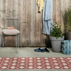 Anya matta 200 × 70 cm, brick/pearl pink