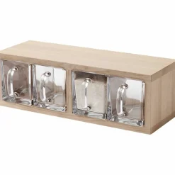 A-Organizer hylla 17 x 18 x 52 cm, 4 skäppor