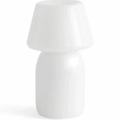 Apollo Portable bordslampa, white glass
