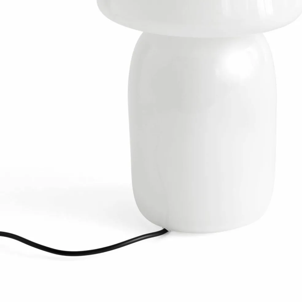 Apollo Portable bordslampa, white glass