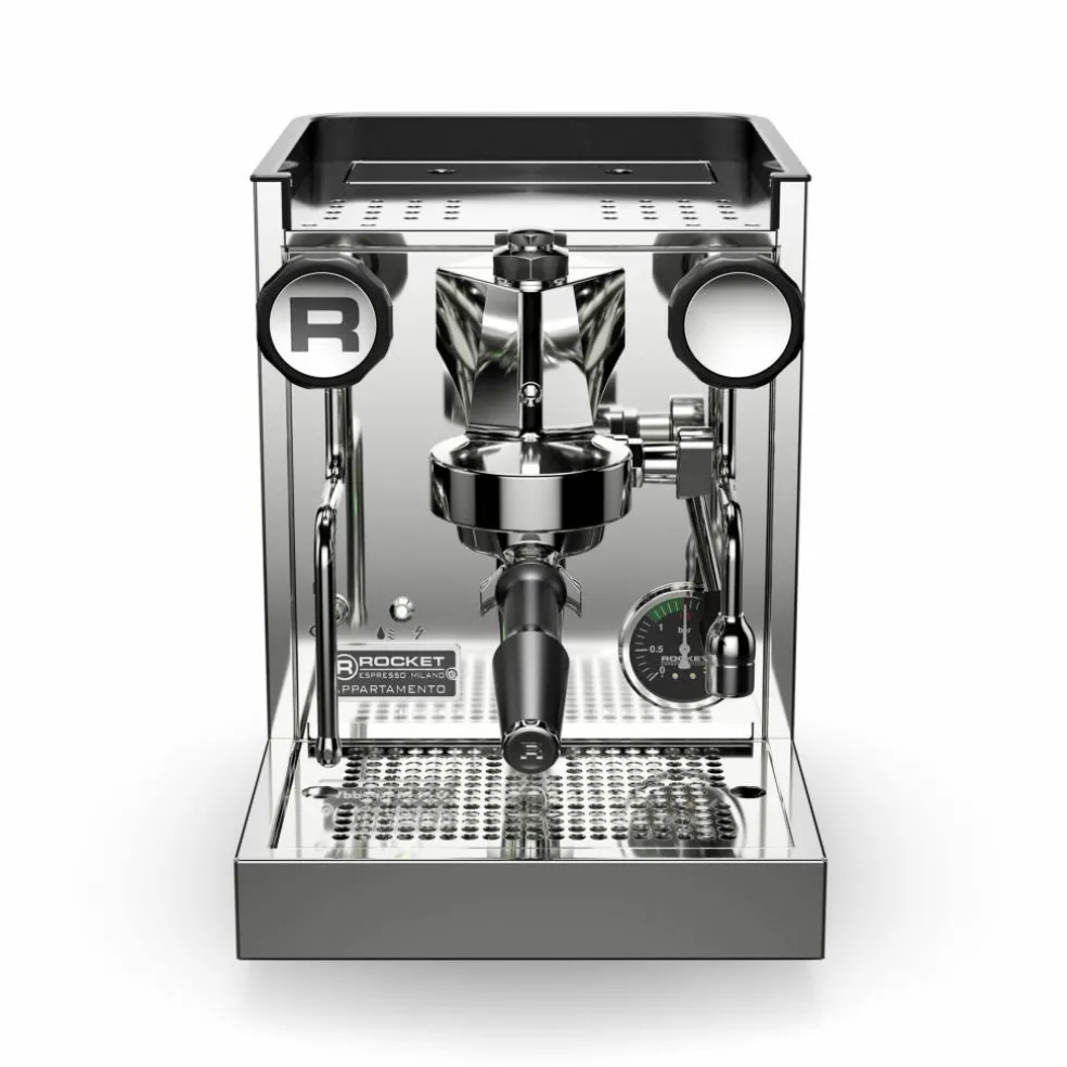 Appartamento TCA espressomaskin, krom/koppar