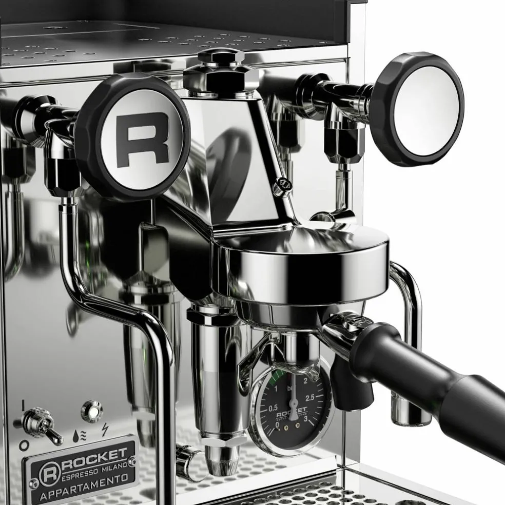 Appartamento TCA espressomaskin, krom/koppar