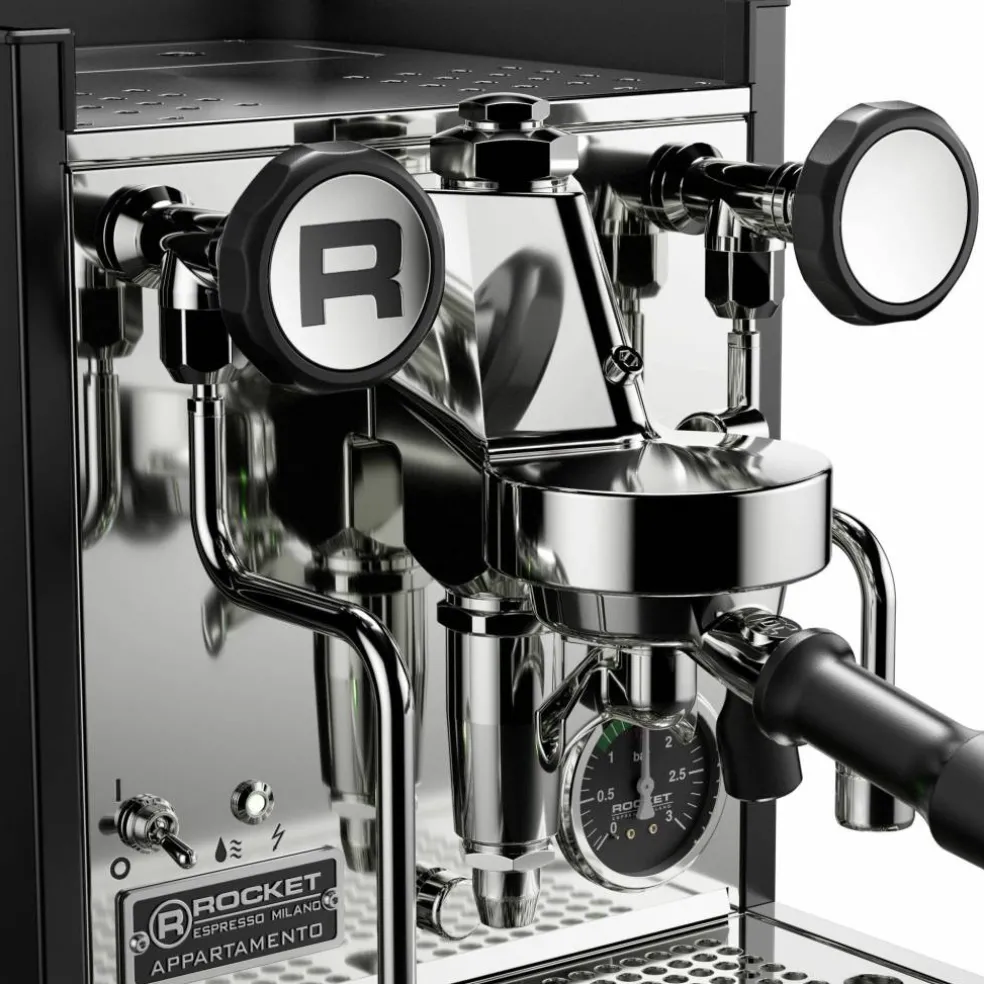 Appartamento TCA espressomaskin, krom/koppar