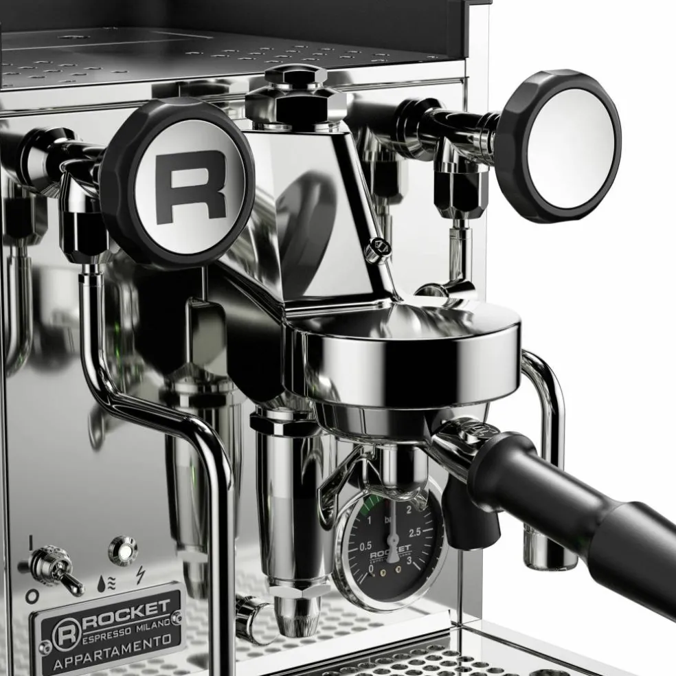 Appartamento TCA espressomaskin, krom/koppar