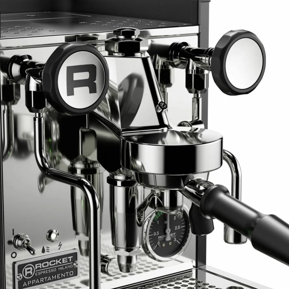 Appartamento TCA espressomaskin, krom/koppar