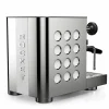 Appartamento TCA espressomaskin, krom/vit