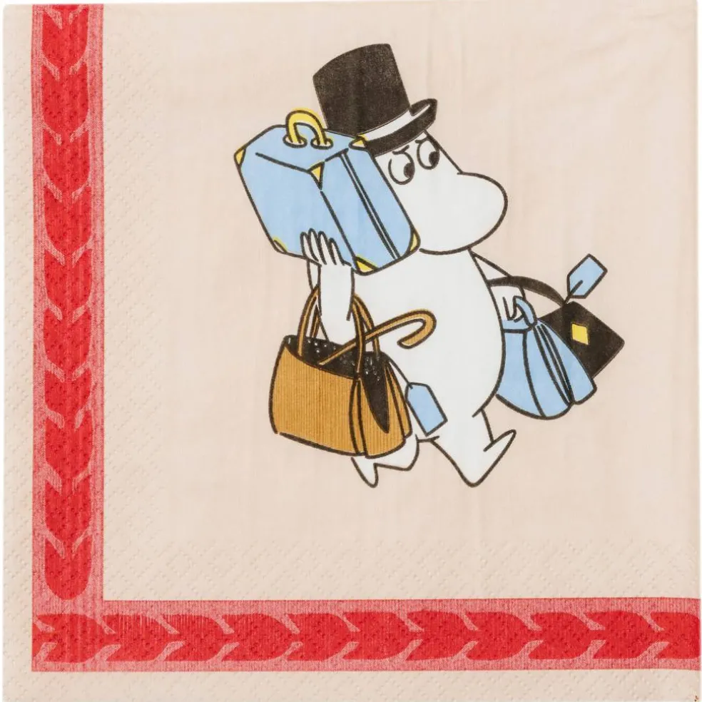 Arabia Mumin Redo för semester pappersservett 33 cm