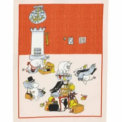 Arabia Mumin Redo för semester kökshandduk 50 x 70 cm