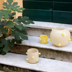 Arlo M ljuslykta, beige/gul