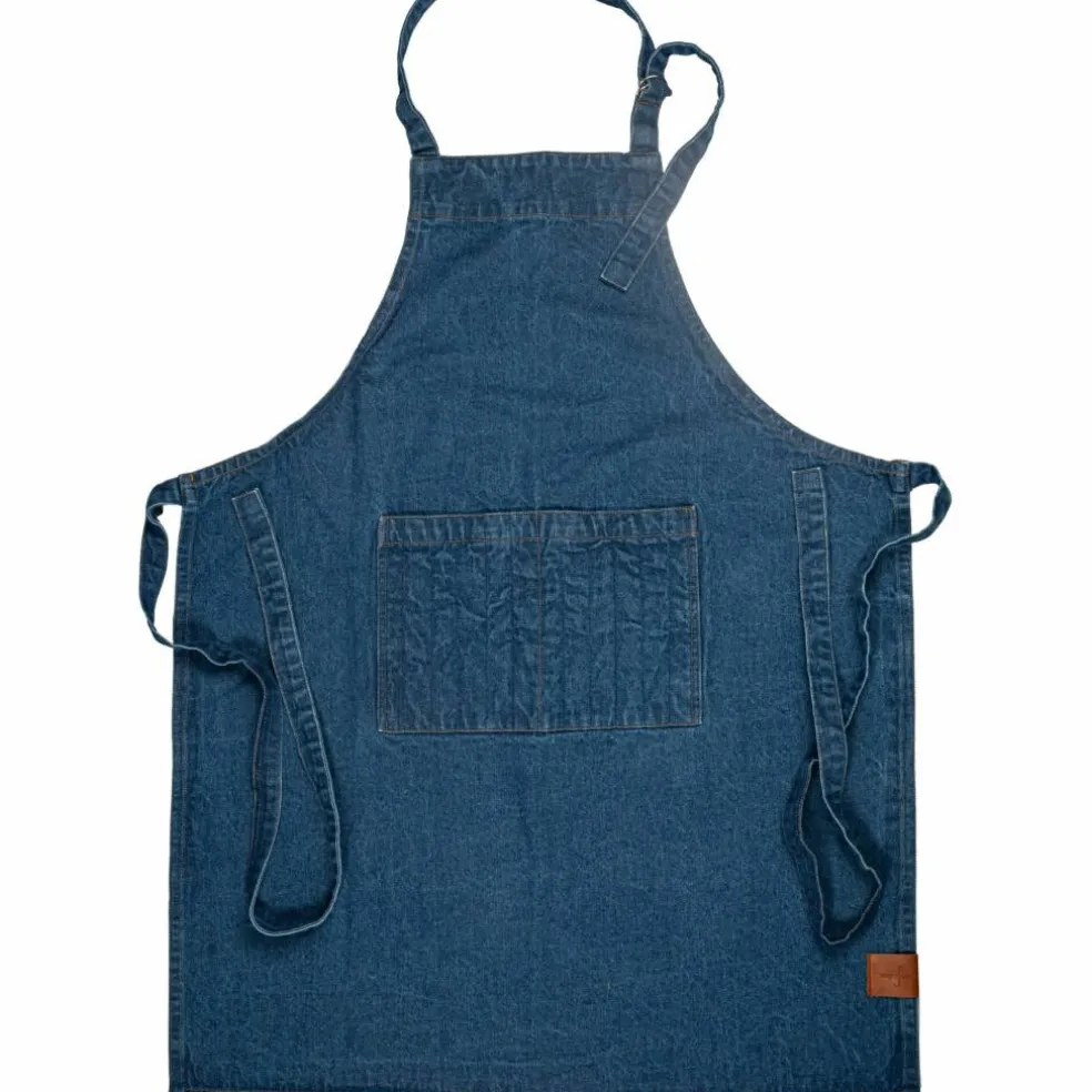 Aron Denim förkläde, blå