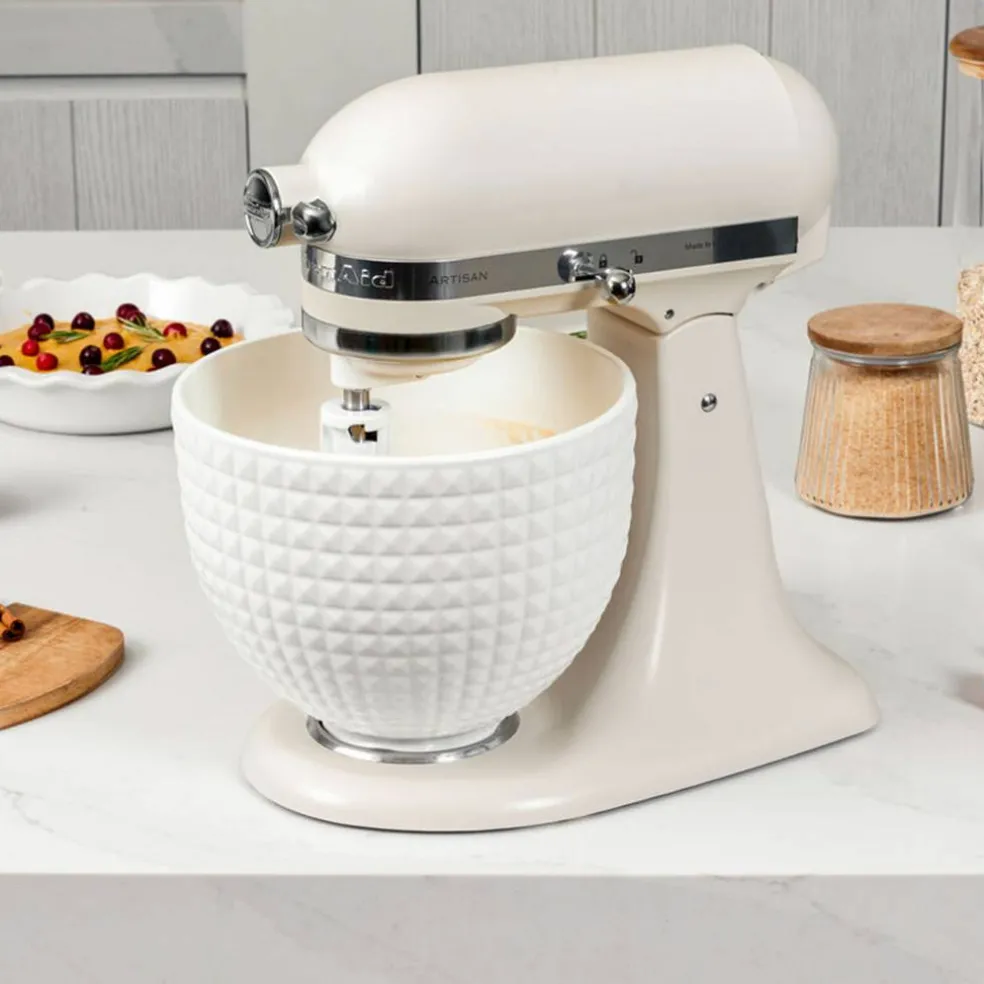 Artisan KSM156CXEPL Köksassistent 4,7 liter, white on white + Rostfri skål