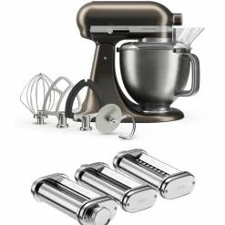 Artisan Plus köksmaskin 4,7 liter med pastasets, medallion silver