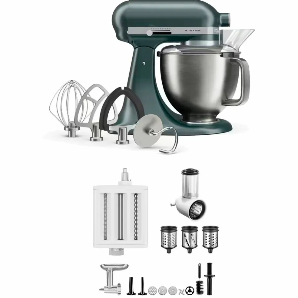 Artisan Plus köksmaskin med tillbehörspaket 4,7 liter, cast iron black