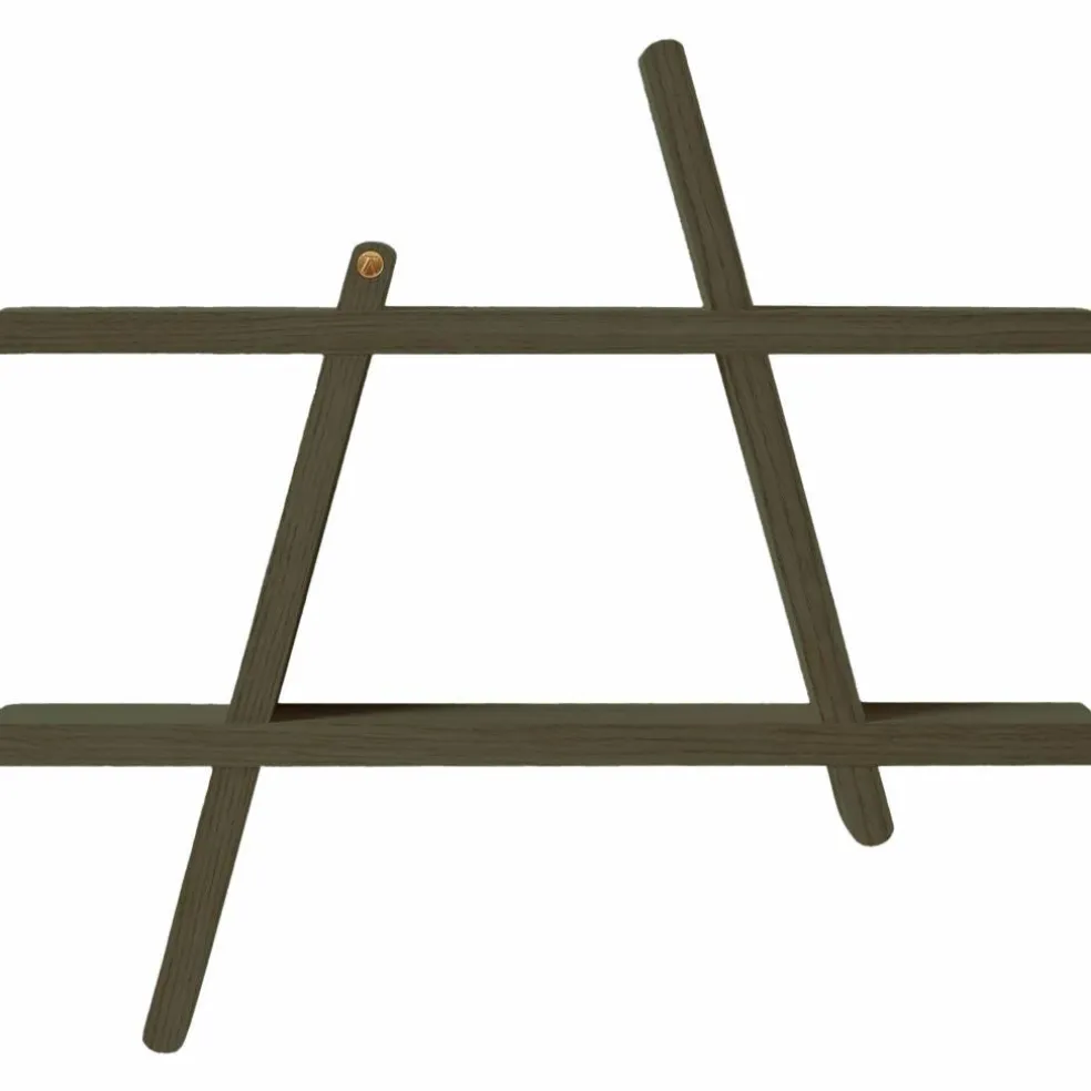 A-shelf medium 52x46 cm, olivgrön