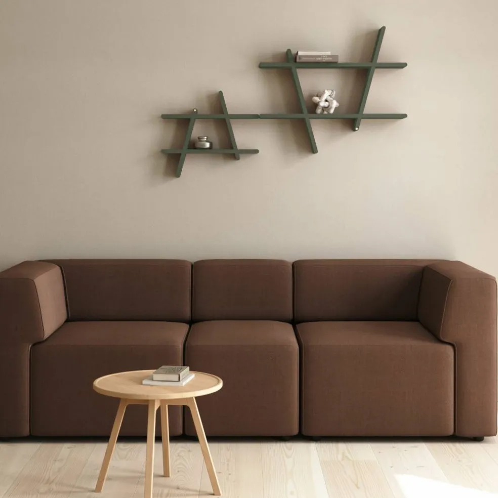 A-shelf medium 52x46 cm, olivgrön
