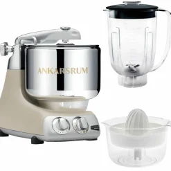 Assistent AKM6230 + mixerkanna & citruspress, glossy white