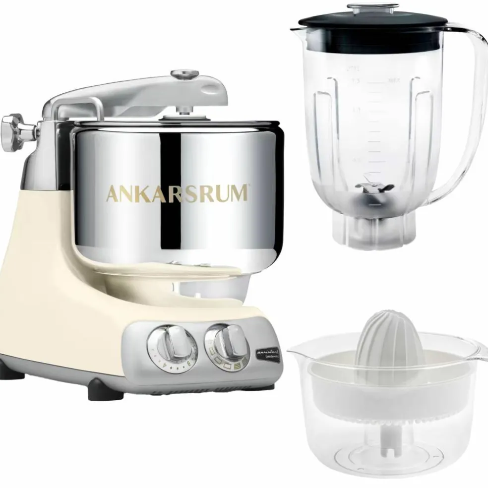 Assistent AKM6230 + mixerkanna & citruspress, mineral white