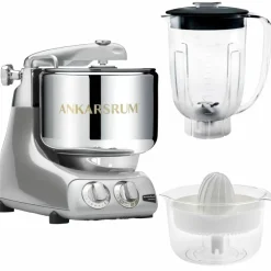Assistent AKM6230 + mixerkanna & citruspress, silver
