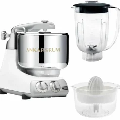 Assistent AKM6230 + mixerkanna & citruspress, royal blue