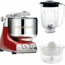 Assistent AKM6230 + mixerkanna & citruspress, royal blue